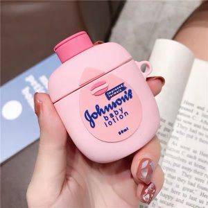 Baby Pink Johnson’s Baby Lotion AirPod Case